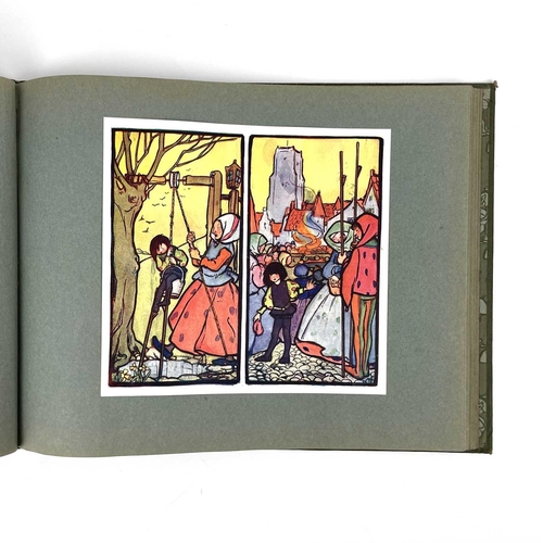 284 - FLORENCE HARRISON. ‘Rhyme of a Run'. Oblong 4to, 21 coloured plates, original pictorial cloth, Black... 