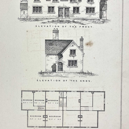 289 - Duke of Bedford. ‘Plans and Elevations of Cottages for Agricultural Labourers,’ Second edition, 4to,... 