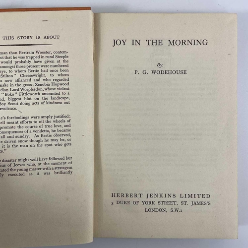 290 - P. G. WODEHOUSE. Twetny works including eight first editions. 'Spring Fever,' first edition, origina... 