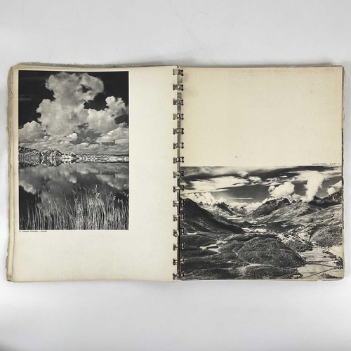 295A - PIERRE ABRAHAM (ed). 'Photographie 1936'. Ring bound, thin card wraps, one colour neogravure, 119 b+... 