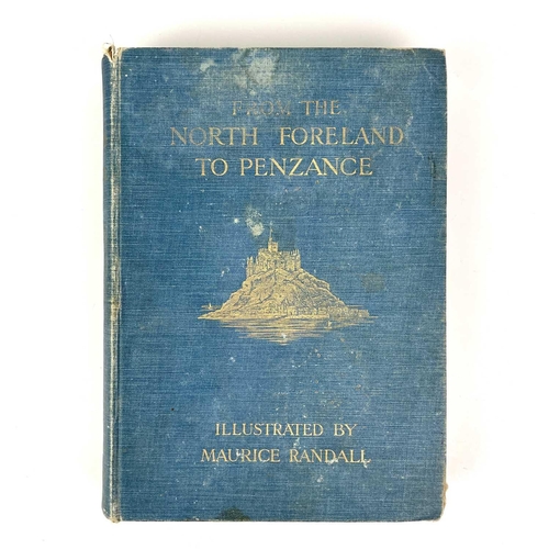 30 - 'From The North Foreland To Penzance,' by Clive Holland. Illustrated by Maurice Randall, original de... 