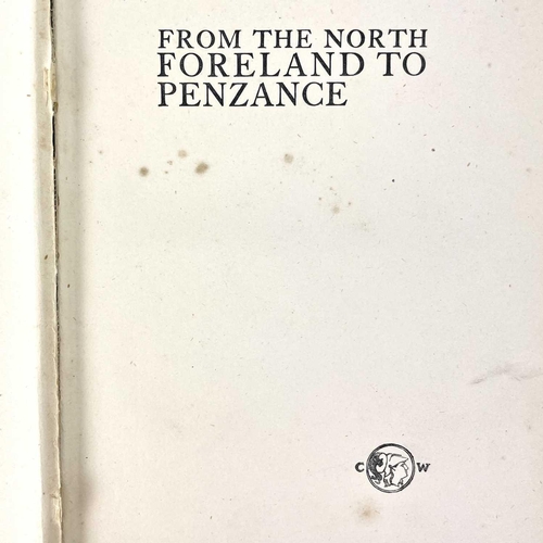 30 - 'From The North Foreland To Penzance,' by Clive Holland. Illustrated by Maurice Randall, original de... 