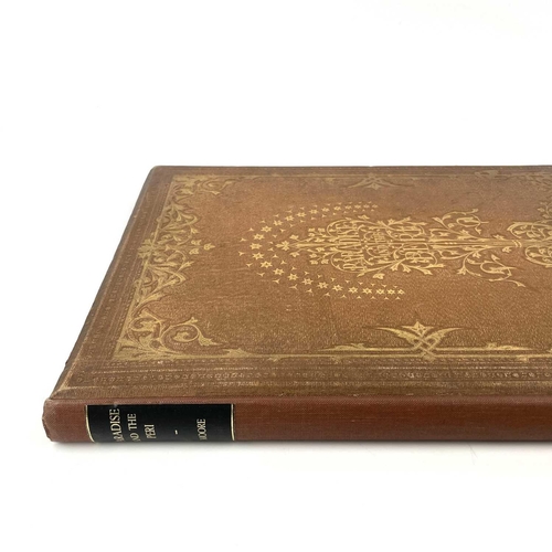 303 - THOMAS MOORE. 'Paradise and the Peri'. Rebacked original cloth with bevelled edges and ornate gilt t... 