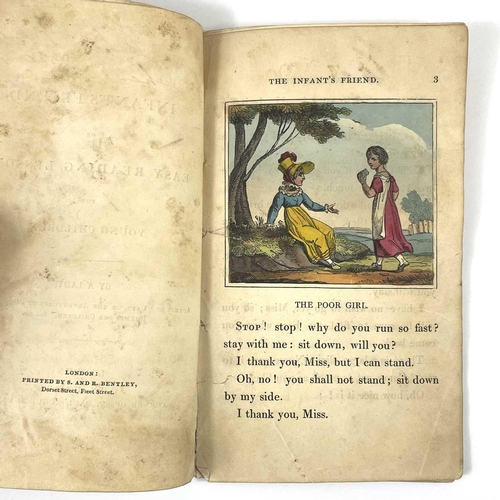 308 - HANNAH GLASSE. 'The Infant's Friend, Or Easy Reading Lessons,' Publishers original tan printed paper... 