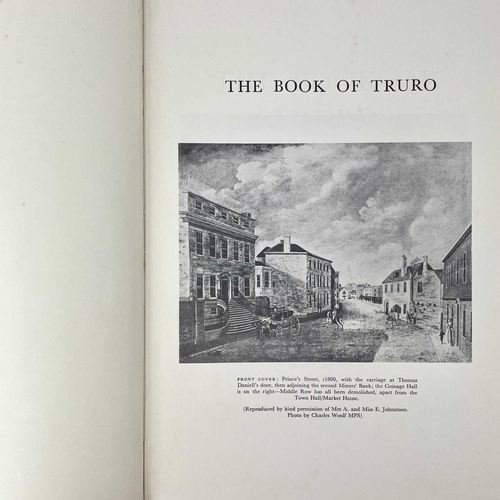 31 - H. L. DOUGH. 'The Book of Truro'. Limited edition 374, original cloth, unclipped dj, some spotting, ... 