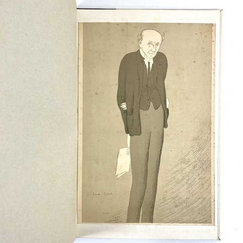 315 - MAX BEERBOHM. 'The Poets Corner', Folio, rebacked pictorial card wraps, copious full page colour ill... 