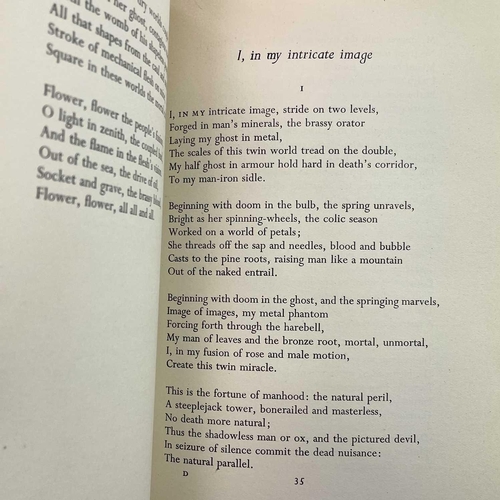 317 - Six works by and about Dylan Thomas. 'Under Milk Wood', reprint, unclipped DJ, original cloth, J.M.D... 