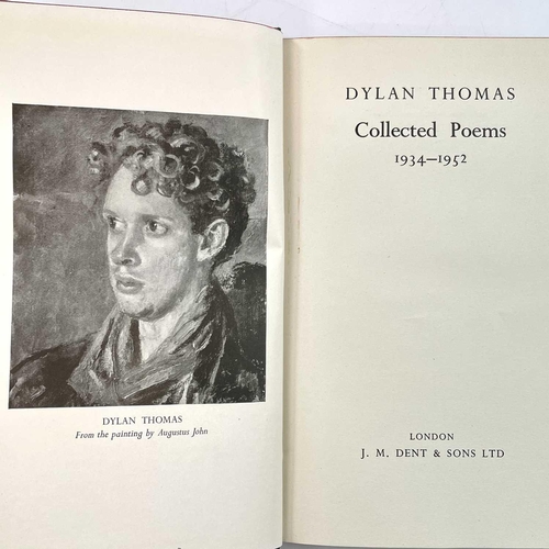 317 - Six works by and about Dylan Thomas. 'Under Milk Wood', reprint, unclipped DJ, original cloth, J.M.D... 