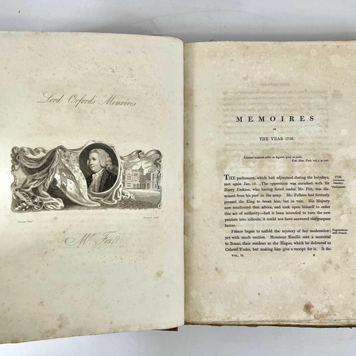 324 - HORACE WALPOLE. 'Memoires of the Last Ten Years of the Reign of George the Second'. First edition, t... 