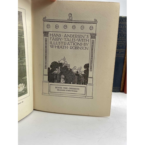 328 - Assorted illustrated works. W. HEATH ROBINSON. 'Hans Anderson's Fairy Tales,' original cloth, small ... 