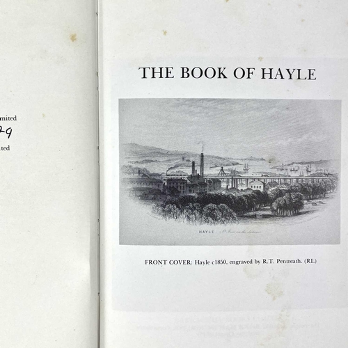 33 - CYRIL NOALL. 'The Book of Hayle'. Original cloth, unclipped dj, slight spotting to inner flaps of dj... 