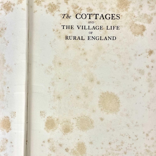 332 - Eight works on cottage architecture. P. H. DITCHFIELD. 'The Cottages & The Village Life of Rural Eng... 