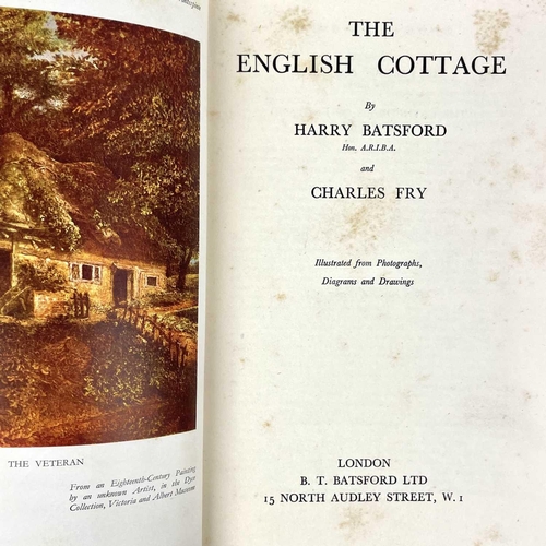 332 - Eight works on cottage architecture. P. H. DITCHFIELD. 'The Cottages & The Village Life of Rural Eng... 