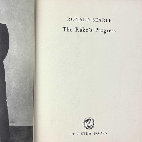 337 - RONALD SEARLE Illustrations. 'The Rake's Progress,' second impression before publication, ink owner ... 