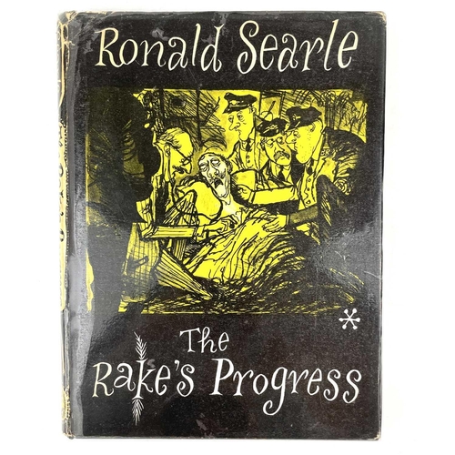 337 - RONALD SEARLE Illustrations. 'The Rake's Progress,' second impression before publication, ink owner ... 