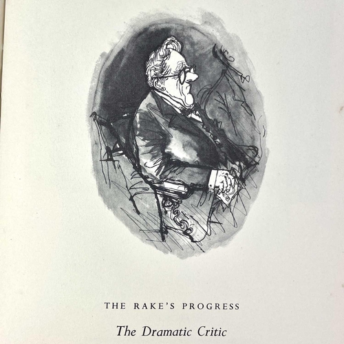 337 - RONALD SEARLE Illustrations. 'The Rake's Progress,' second impression before publication, ink owner ... 