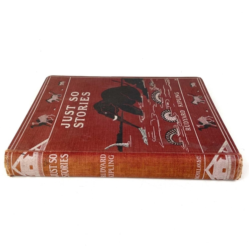 338 - Rudyard Kipling's 'Just So Stories', 2nd impression, bright original decorative cloth, rubbed ends o... 