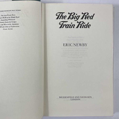 351 - Eric NEWBY THE BIG RED TRAIN RIDE By Eric Newby (1978) Weidenfeld and Nicolson. First edition (1)