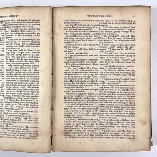 352 - Charles DICKENS THE POSTHUMOUS PAPERS OF THE PICKWICK CLUB By Charles Dickens (1847) London : Chapma... 