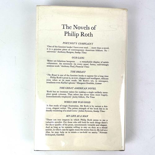 353 - Philip ROTH THE PROFESSOR OF DESIRE By Philip Roth (1978) Jonathan Cape. Together with THE COUNTERLI... 