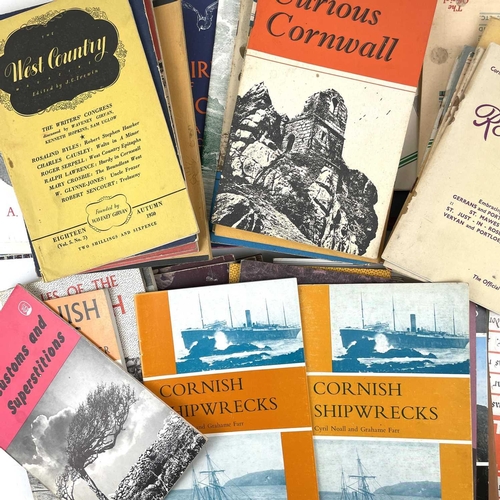 36 - Eighty-eight pamphlets on Cornish history and culture. Including 'Cornish Review', 'Curious Cornwall... 