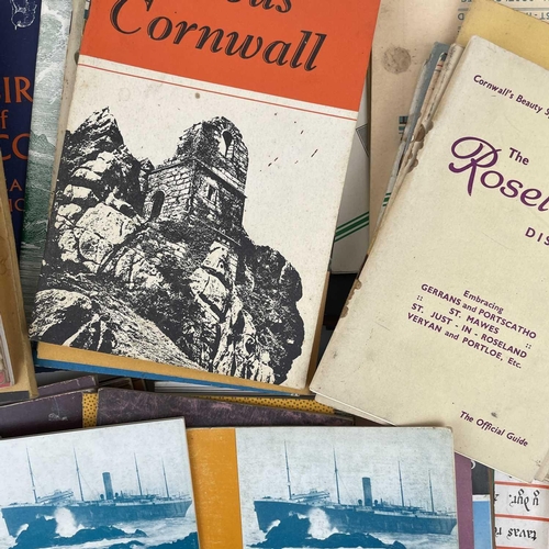 36 - Eighty-eight pamphlets on Cornish history and culture. Including 'Cornish Review', 'Curious Cornwall... 