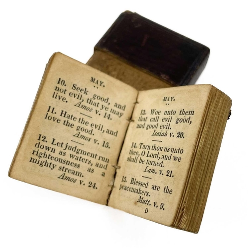 364 - 'Small Rain and Upon the Tender Herb' Miniature ninth edition, full maroon leather with half case, a... 