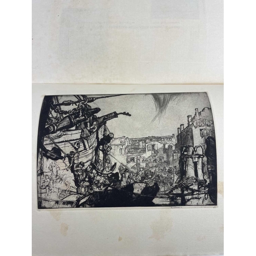 367 - FRANK BRANGWYN. 'The Etchings of.....' Limited edition, 47/125, original cloth with bevelled edges a... 