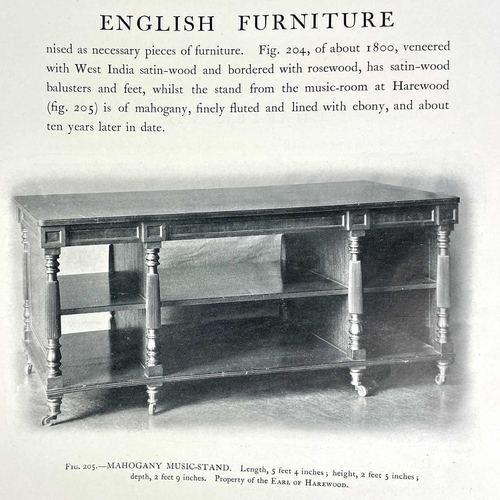 370 - PERCY MACQUOID. 'A History of English Furniture', In original parts, some thin card wraps unbound, a... 