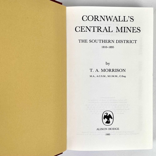 38 - CORNISH MINING Interest. 'The Cornish Miner in America,' by Arthur Cecil Todd, first edition, origin... 