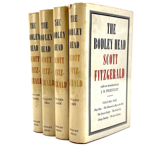 380 - SCOTT FITZGERALD. Four vols by The Bodley Head Vols I-IV, original cloth, unclipped d.j's, small amo... 