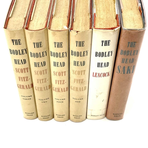 380 - SCOTT FITZGERALD. Four vols by The Bodley Head Vols I-IV, original cloth, unclipped d.j's, small amo... 