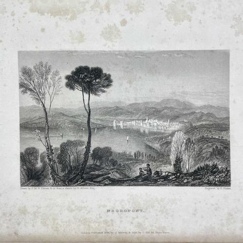 402 - A diverse collection of book plates on foreign lands. Over fifty mostly steel and copper engravings ... 