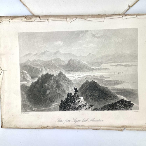 404 - British Topography. A good collection of mostly 19th century book plates. Over fifty loose plates sh... 