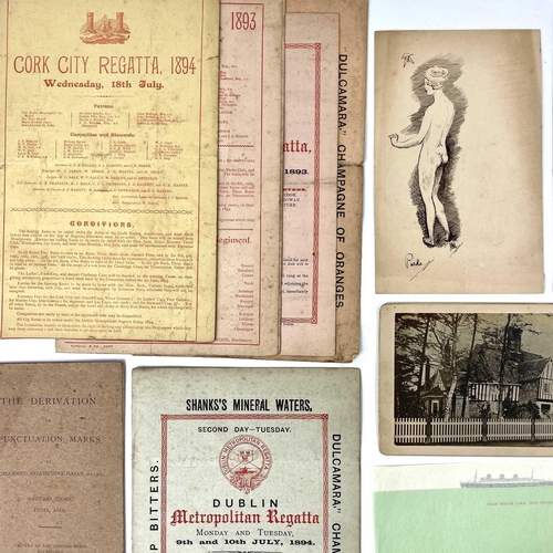 406 - EPHEMERA An interesting collection including an invitation to Buckingham palace from 'The Lord Chamb... 