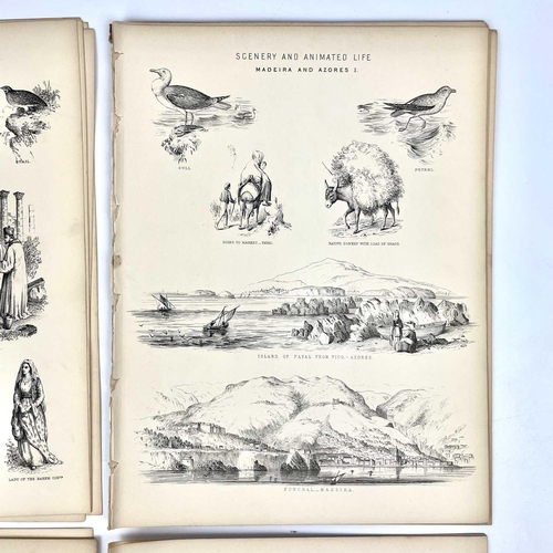 409 - MAPS and PLATES A collection of loose-leaved maps and plates from the publishers A. Fullerton & Co a... 