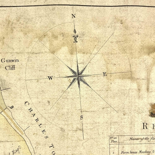 421 - 'A Plan of the Estate of Boskerris, in the Parish of Uni Lelant, Cornwall' 'The Property of Mr Willi... 