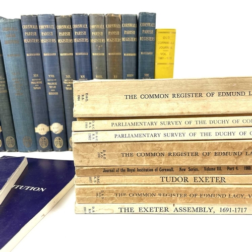 45 - Cornwall interest Devon & Cornwall Record Society, The Parliamentary Survey of the Duchy of Cornwall... 