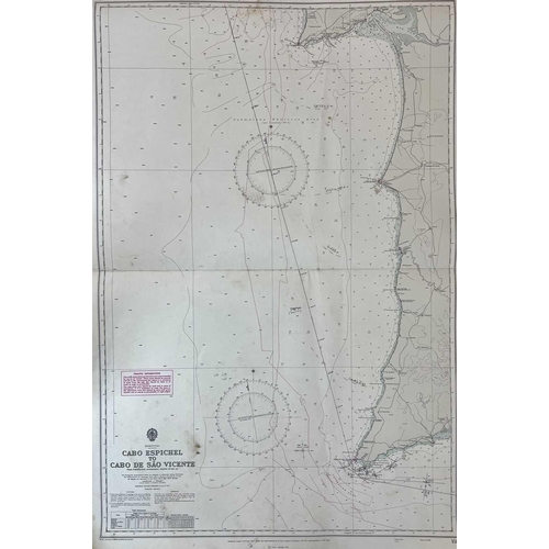 461 - Sea Charts. 'Eastern North Atlantic Ocean including the Azores,' chart folio 19, Hydrographic Depart... 