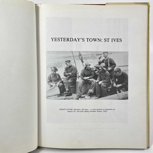 48 - CYRIL NOALL. 'Yesterday's Town: St Ives'. Clipped dj, Barracuda Books, 1979.