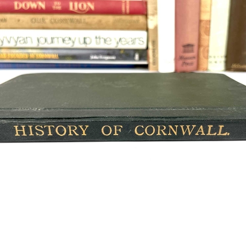 5 - Twenty-one works on Cornwall including Vyvan, Trewin and Tregellas. THURSTAN C. PETER. 'History of C... 