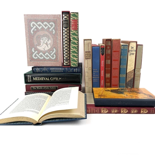 506 - The Folio Society. The Rosetta Stone together with seventeen other Folio books, each in their own ca... 