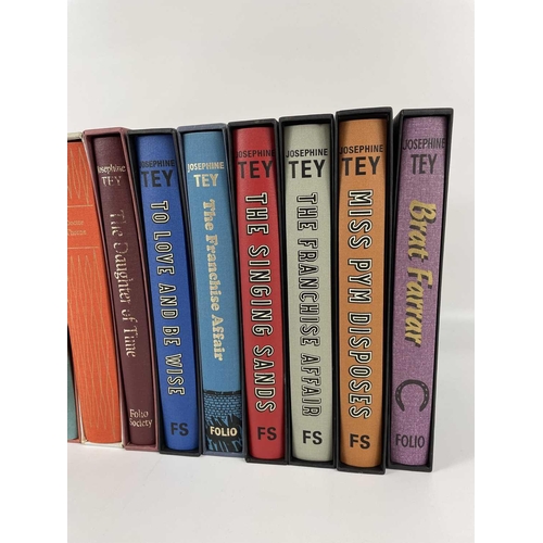 509 - The Folio Society. From The Strand, three books each in their cardboard sleeve, together with six Jo... 