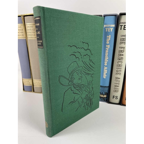 509 - The Folio Society. From The Strand, three books each in their cardboard sleeve, together with six Jo... 