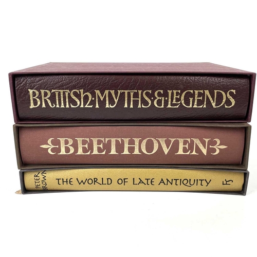 511 - The Folio Society. British Myths and Legends; Serge Lancel, Carthage - A History; and nine other Fol... 