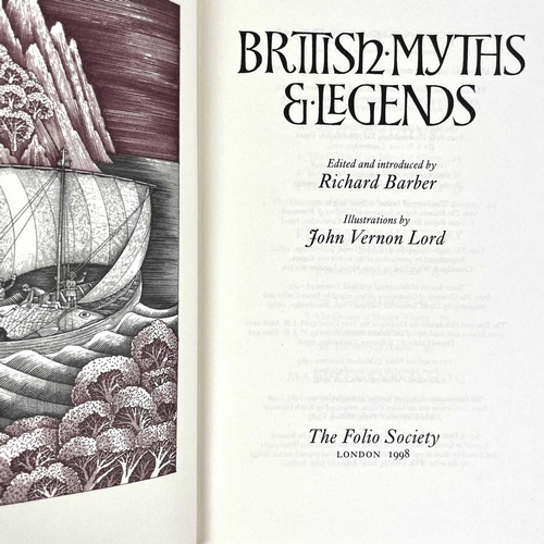 511 - The Folio Society. British Myths and Legends; Serge Lancel, Carthage - A History; and nine other Fol... 