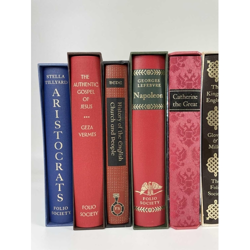 519 - The Folio Society. Twenty Folio books with historical interest, each in their own cardboard sleeve. ... 