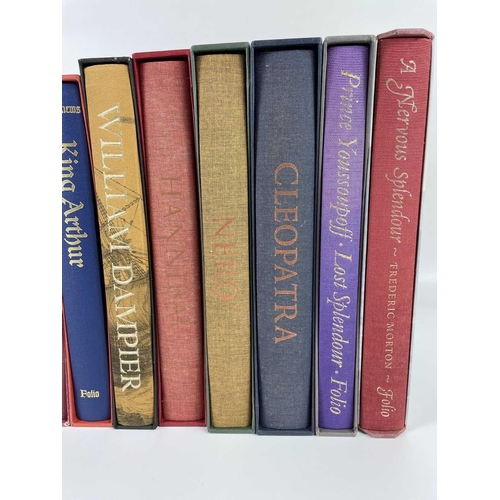 519 - The Folio Society. Twenty Folio books with historical interest, each in their own cardboard sleeve. ... 