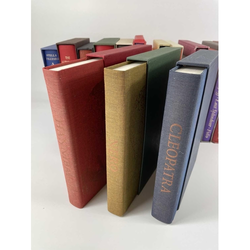 519 - The Folio Society. Twenty Folio books with historical interest, each in their own cardboard sleeve. ... 