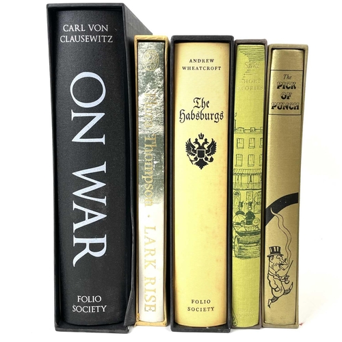 520 - The Folio Society. Carl Von Clausewitz, On War; together with nineteen other Folio books each in the... 